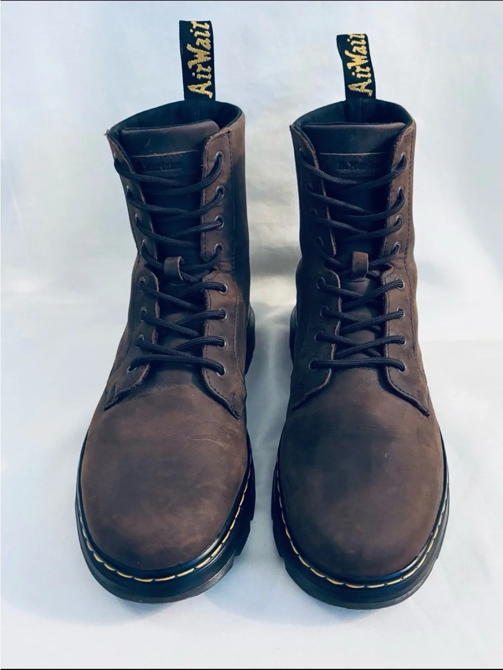 Dr. Martens Combs Crazy Horse Leather Boots